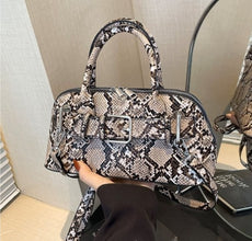 Print Belted Small Satchel Shoulder Bag
Women's Fashion Handbag