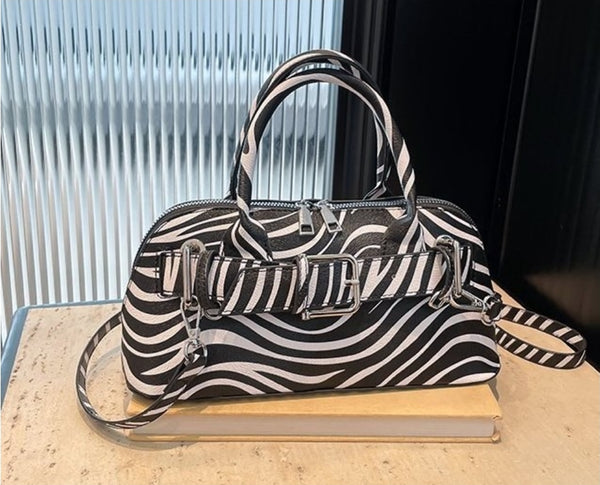 Print Belted Small Satchel Shoulder Bag
Women's Fashion Handbag