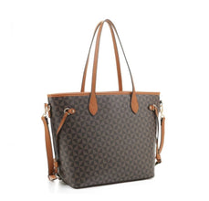 Geometric Monogrammed Tote