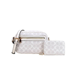 Monogram Crossbody Bag with Wallet