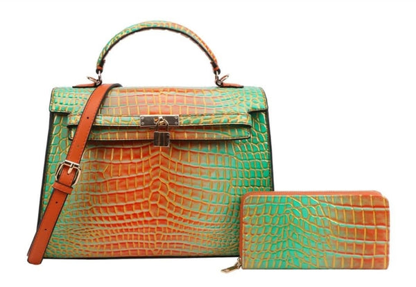 Tie-Dye Classy Flap Satchel