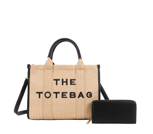 Woven The Tote Bag With Wallet